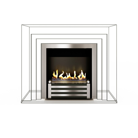 Биокамин в мраморном портале Firezo Sorpresa Биокамин в мраморном портале Firezo Sorpresa