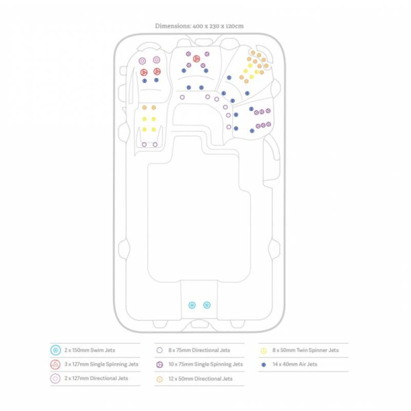 Плавательный спа-бассейн Vortex Spas Aqualounge